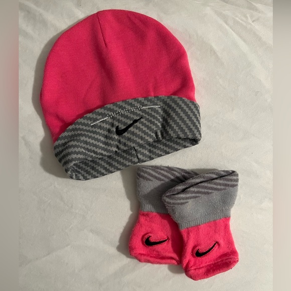 newborn nike hat and socks